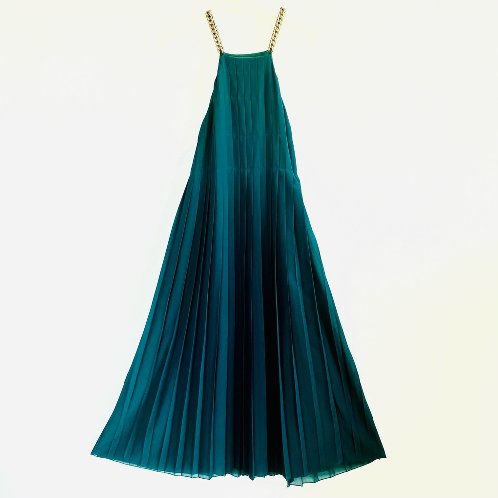 RACHEL ROY | Rachel Roy Grecian-Style Halter Maxi Dress with Pleats | Si…